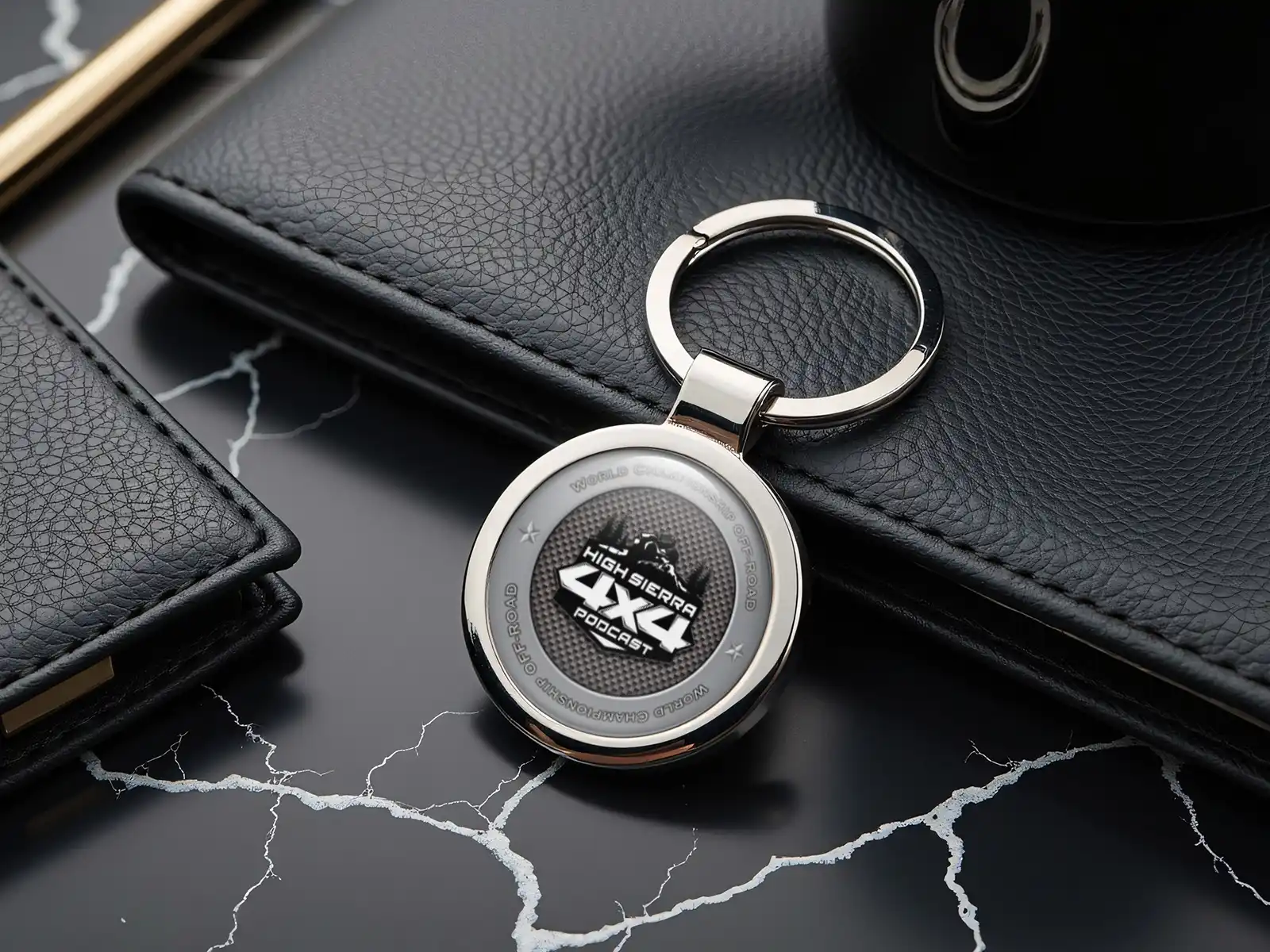 Leather Keychain Max Design Steel Build Fit